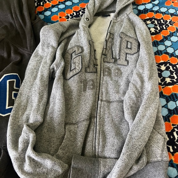 Gap Big Boys Zip Up Sweatshirts 3 in set - Picture 2 of 5